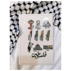 استیکر کاغذی فلسطین