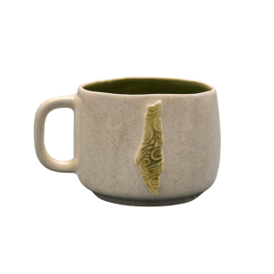 ماگ سرامیکی نقشه فلسطین– ماگ طرح برجسته نقشه فلسطین – ماگ فیروزه‌ای مقاومت و بیداری